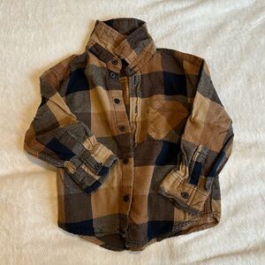 H&M toddler plaid flannel shirt